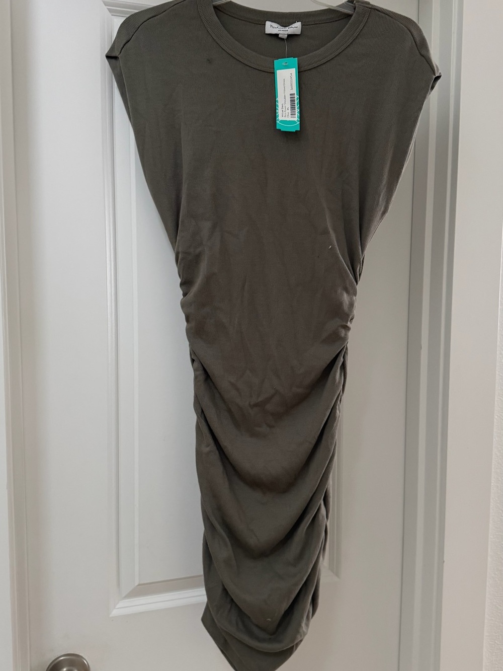 Like New Michael Stars Olive Fitted Dress | XS